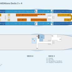 AIDA bella Deckspläne