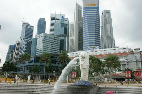 Skyline von Singapur